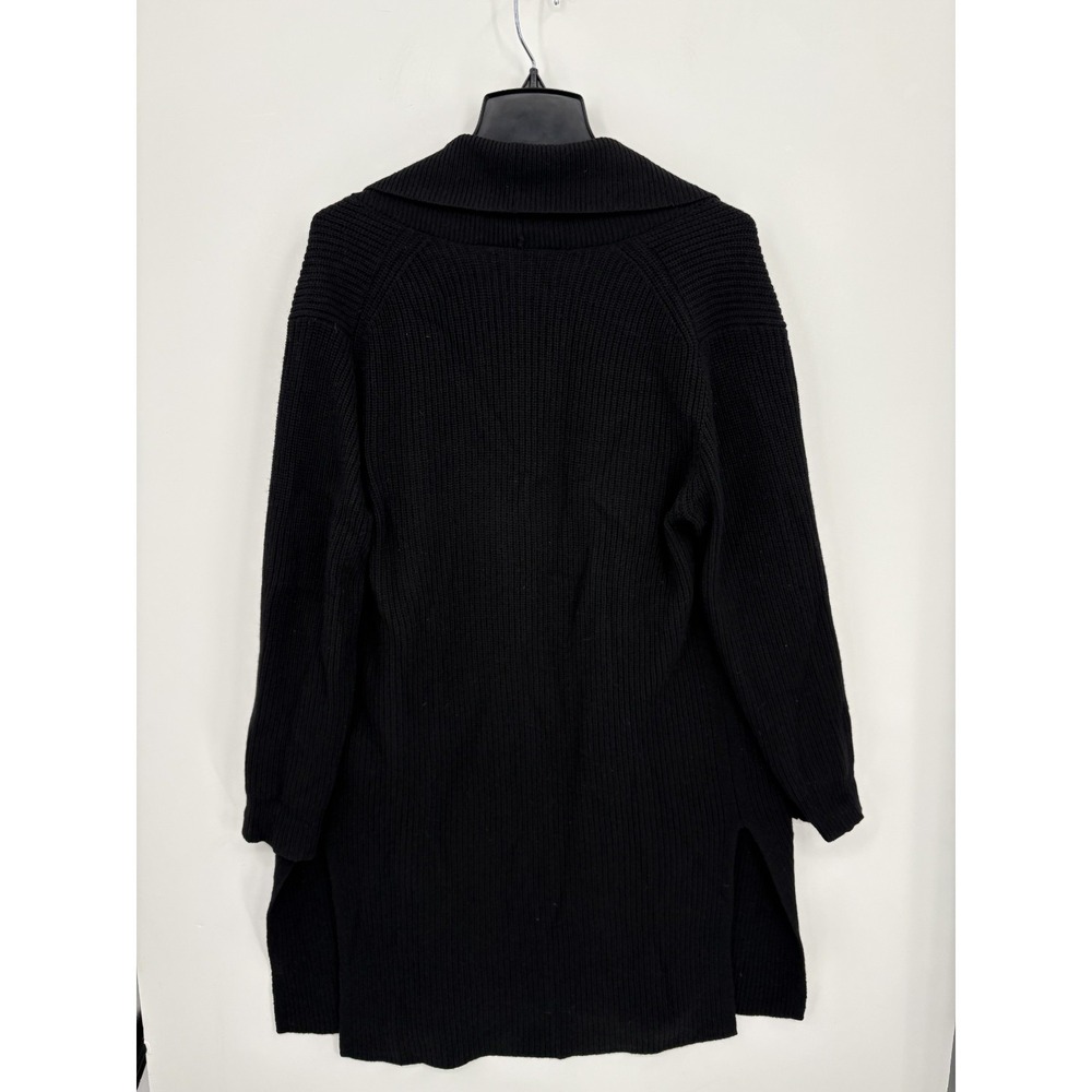 Polo Ralph Lauren Merino Wool Cashmere Ribbed Knit Open Front Cardigan Sweater M - Picture 5 of 6